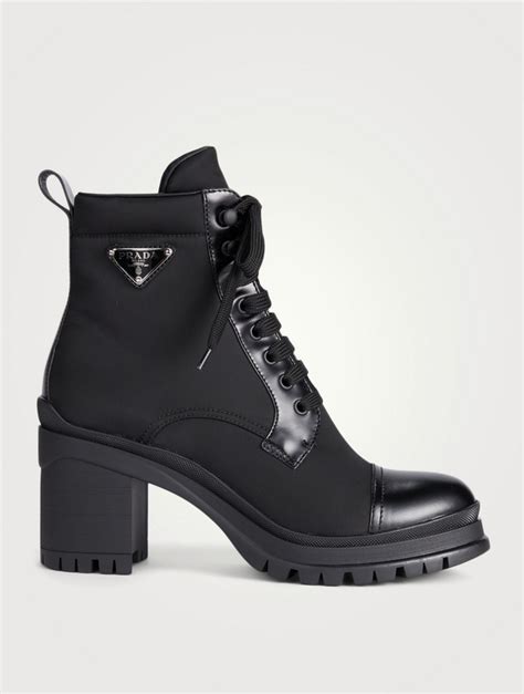 prada high heel combat boots|Prada Boots for Women .